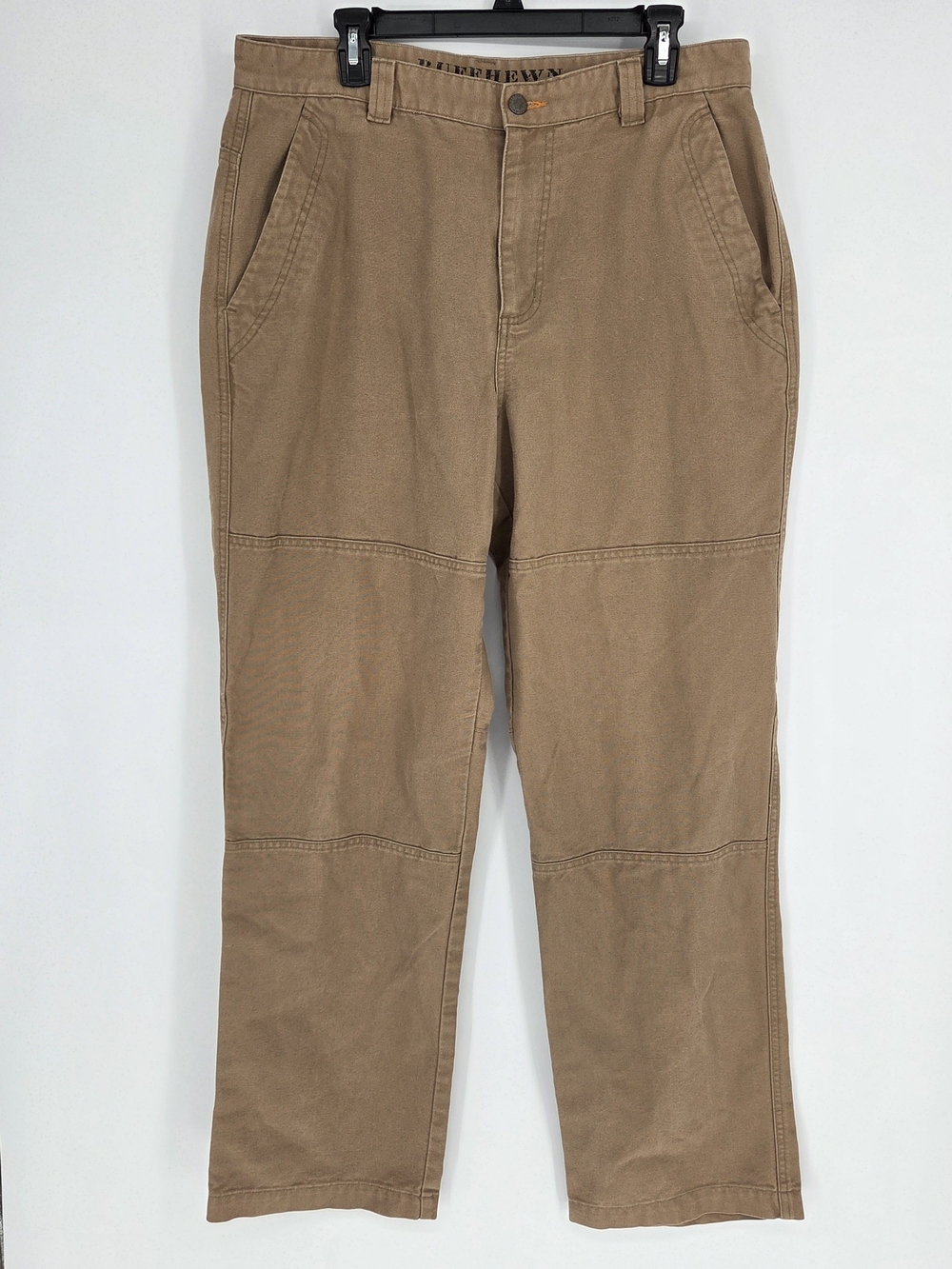 Ruff Hewn Men's Tan Straight Work Jeans Size 34